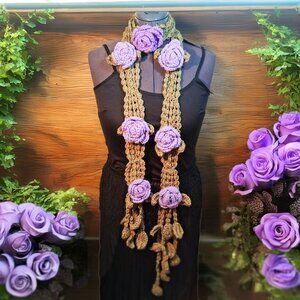 Lilac Rose Scarf